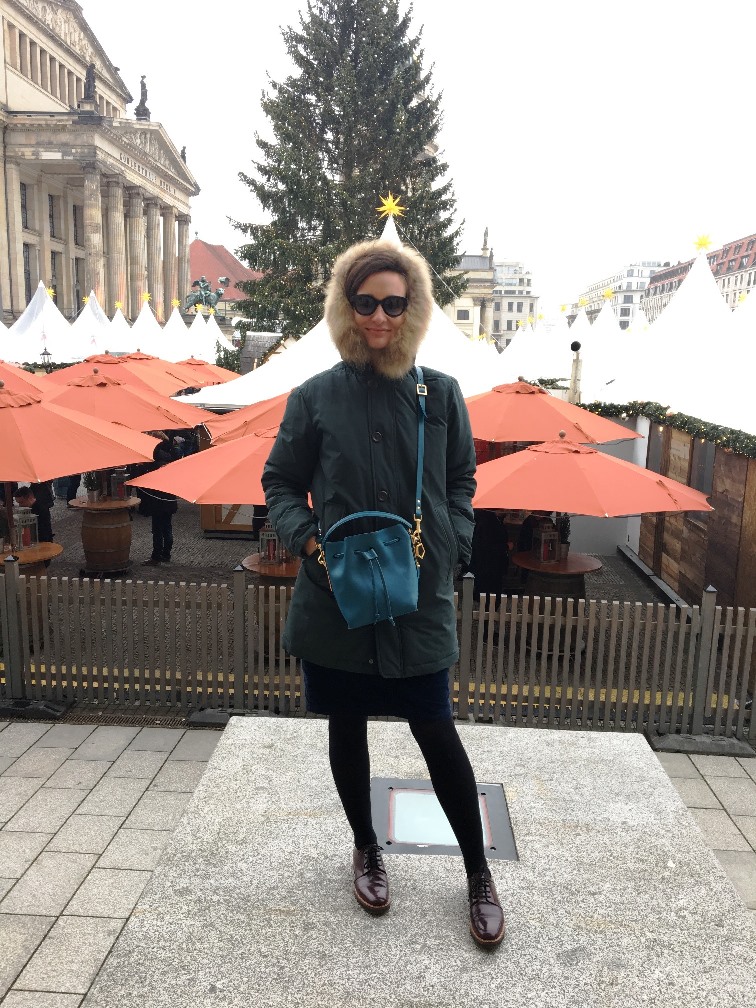 Overlooking Berlin's most beautiful Christmas market at Gendarmenmarkt.