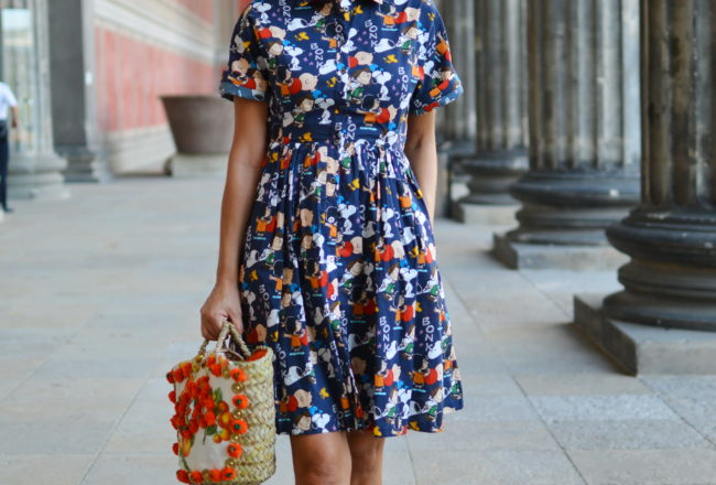 Paul and Joe sister shirt dress peanuts and sicily bag